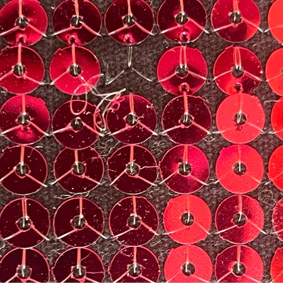 Preloved Gorgeous Hot Pink Sequins Victoria Secret Large Tote and Logo on Front - Picture 4 of 4